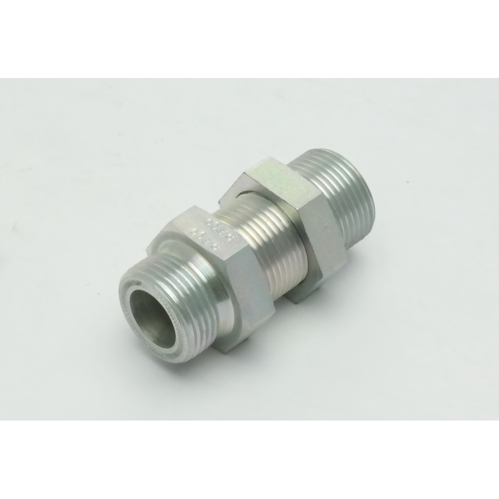 straight bulkhead screw in with hexagon nut G1 M22x1,5 G2 M22x1,5